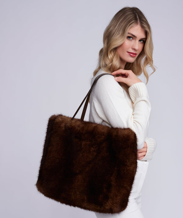 Corine Tote Bag - Brown