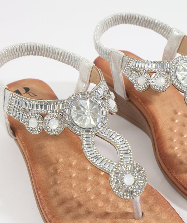 Cosmo Sandal - Silver