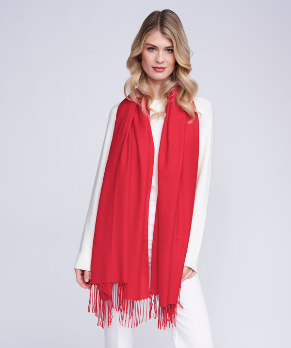 Pia Pashmina - Red