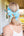 Misha - Chiffon Tie Straw Visor