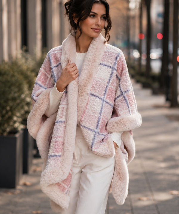 Abigail - Faux Fur Shawl