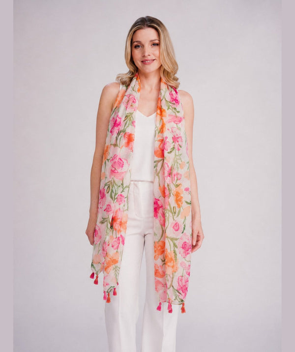 Alabama Lightweight Summer Scarf - Pink