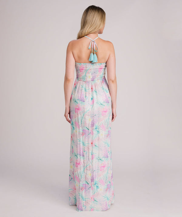 Alisha Maxi Dress -  Pale Turquoise