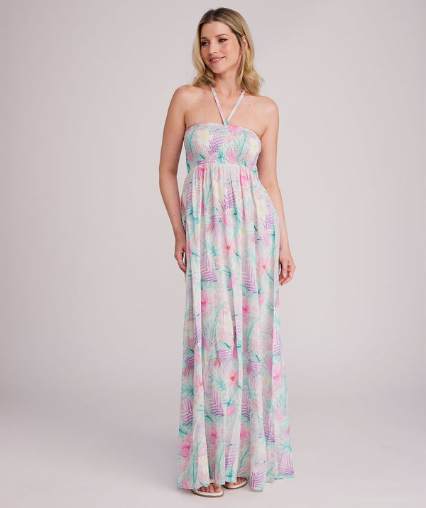 Alisha Maxi Dress -  Pale Turquoise