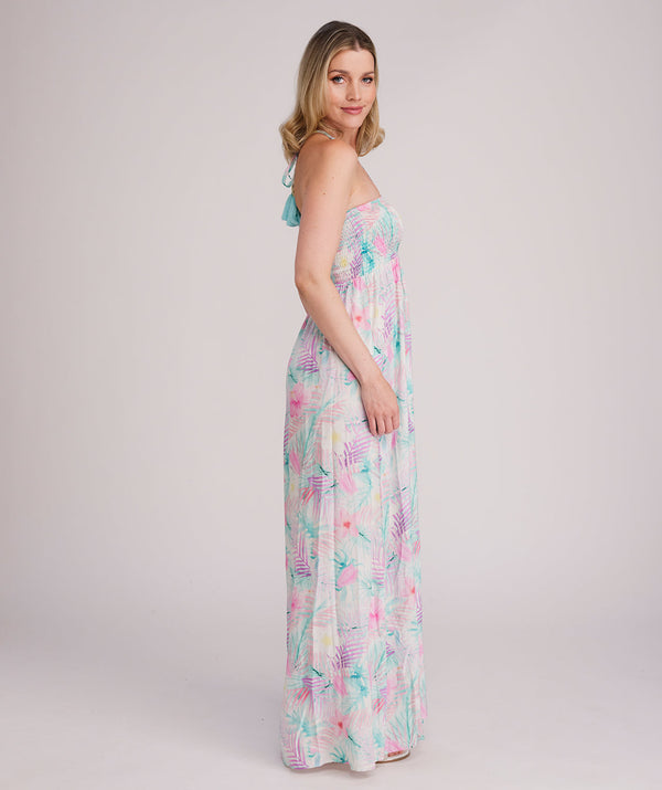 Alisha Maxi Dress -  Pale Turquoise