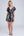Black and White Striped Beach Dress with Tie Detail