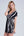 Side View: Black and White Striped Beach Dress with Tie Detail