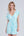 Pale Turquoise Beach Dress with V Neck