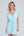 Pale Turquoise Beach Dress with V Neck
