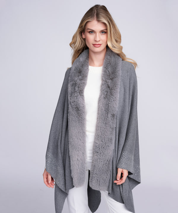 Analise Wrap - Silver Grey