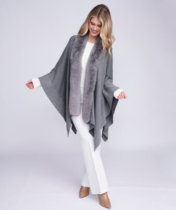 Analise Wrap - Silver Grey