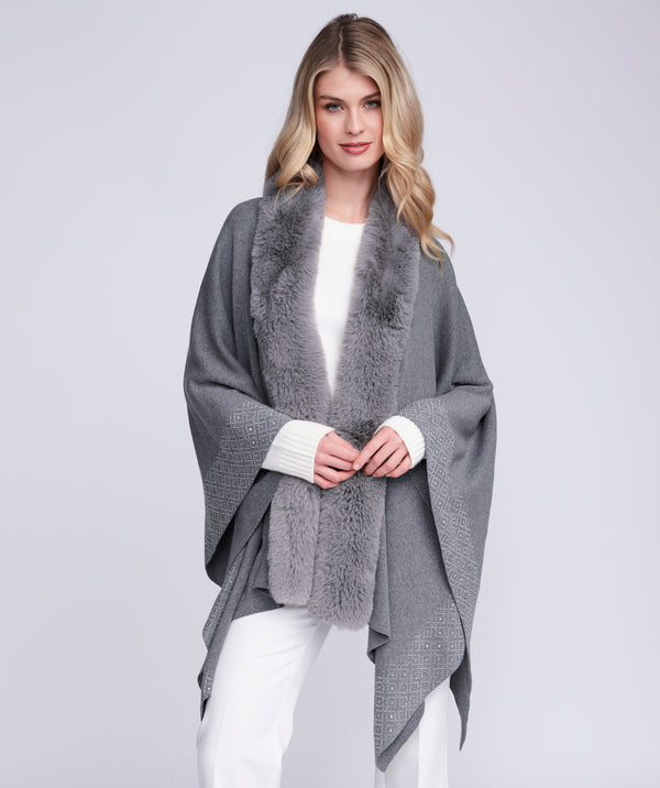 Analise Wrap - Silver Grey