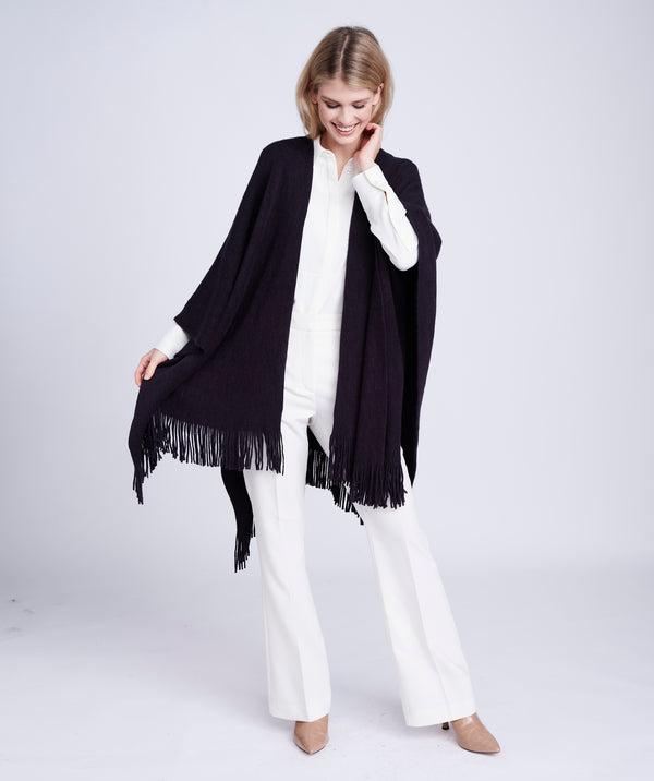 Anthea wrap - zwart