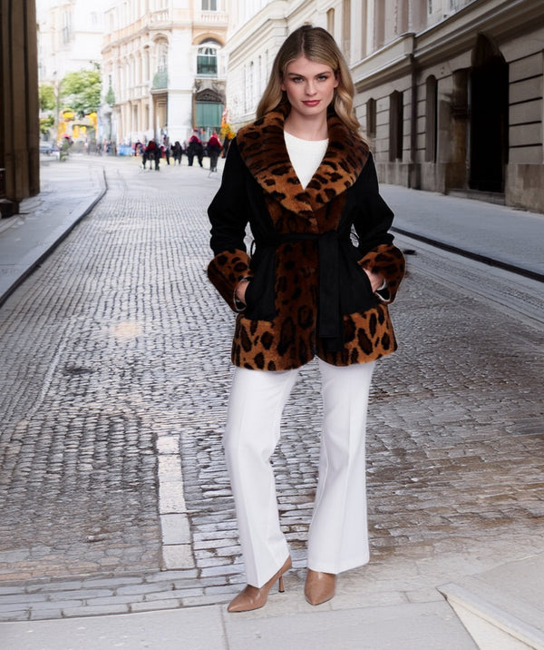 Ariella - Faux Suede Coat