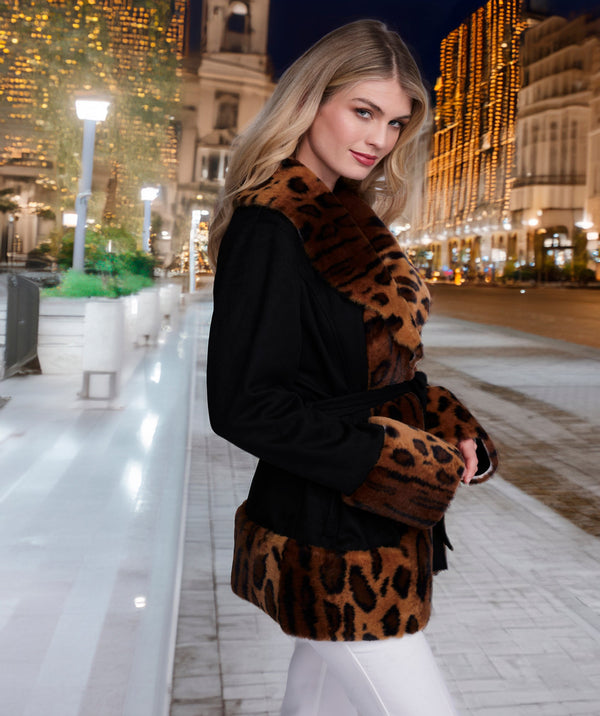 Ariella - Faux Suede Coat