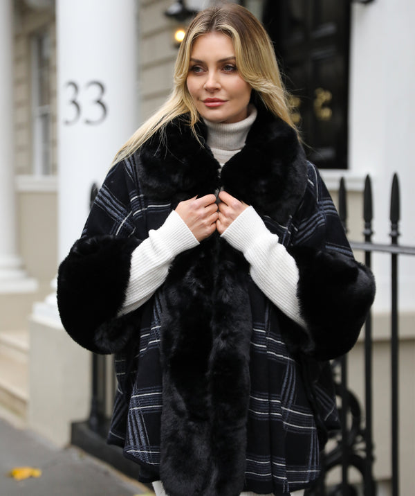 Delphine Wrap - Black