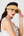 Augusta - Straw Visor with Chiffon Tie