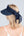 Augusta - Straw Visor with Chiffon Tie