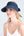 Augusta - Straw Visor with Chiffon Tie
