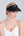 Aura - Sequin Trim Straw Visor
