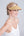 Natural Straw Visor with Sparkling Sequin Trim