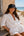 Aura - Sequin Trim Straw Visor