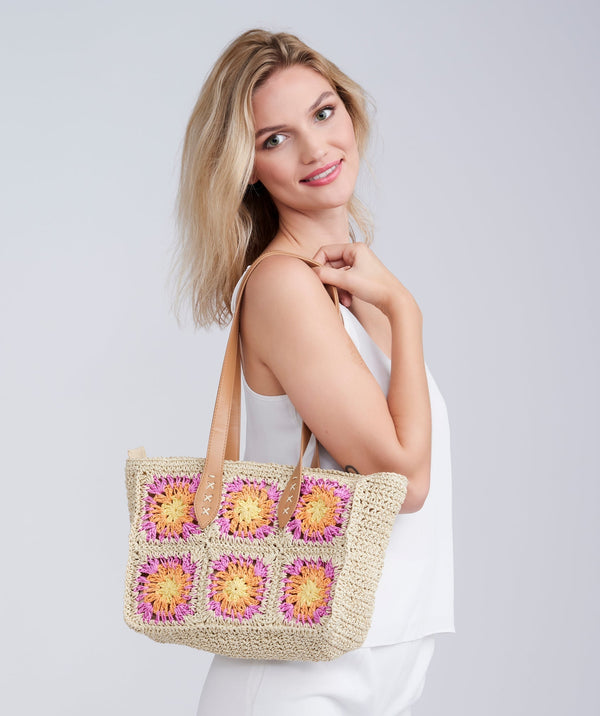 Aurora - Straw Tote Bag