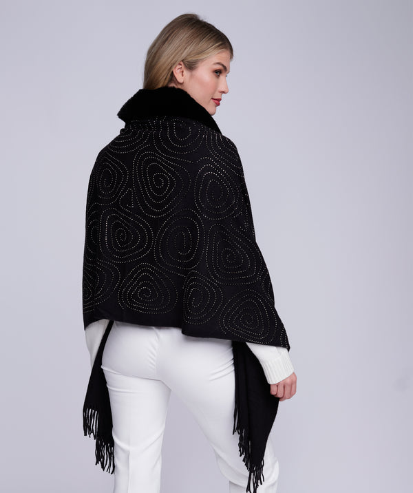 Avaline - Faux Fur Winter Shawl