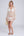 White Midi Beach Cover up with Floral Crochet Design