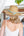 Bilbao - Beaded Trim Straw Fedora