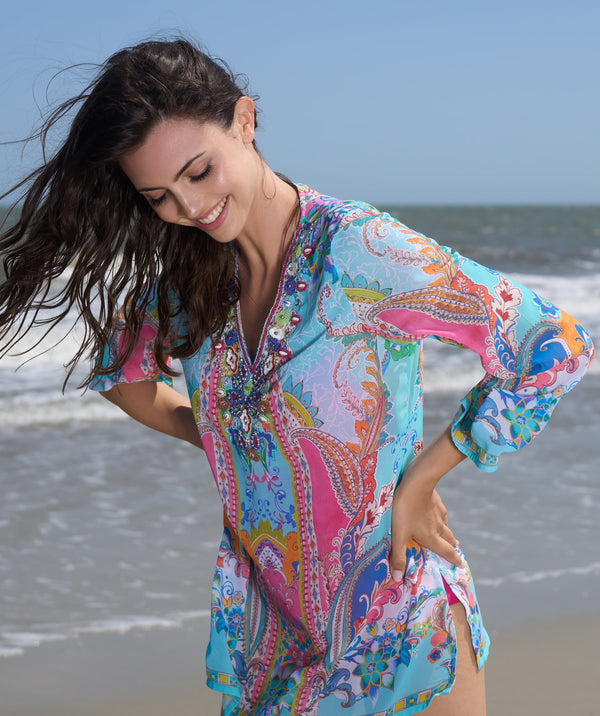 Cancun Tunic - Turquoise