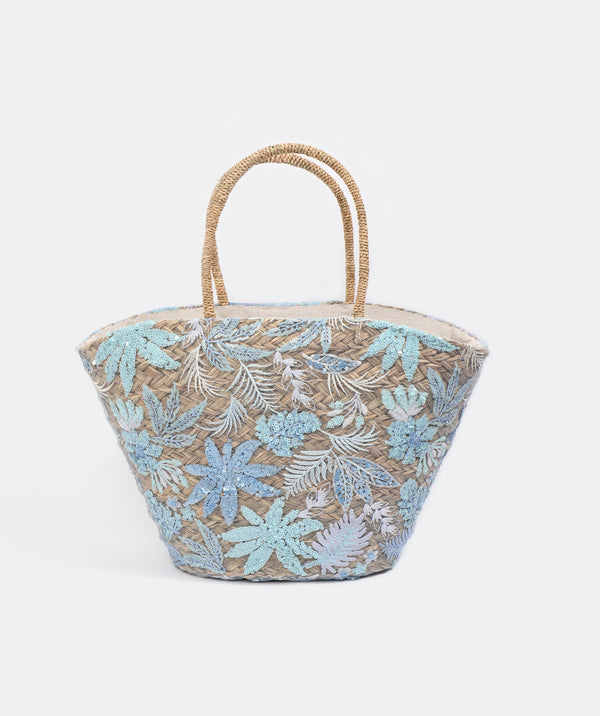 Sac panier en paille Capri