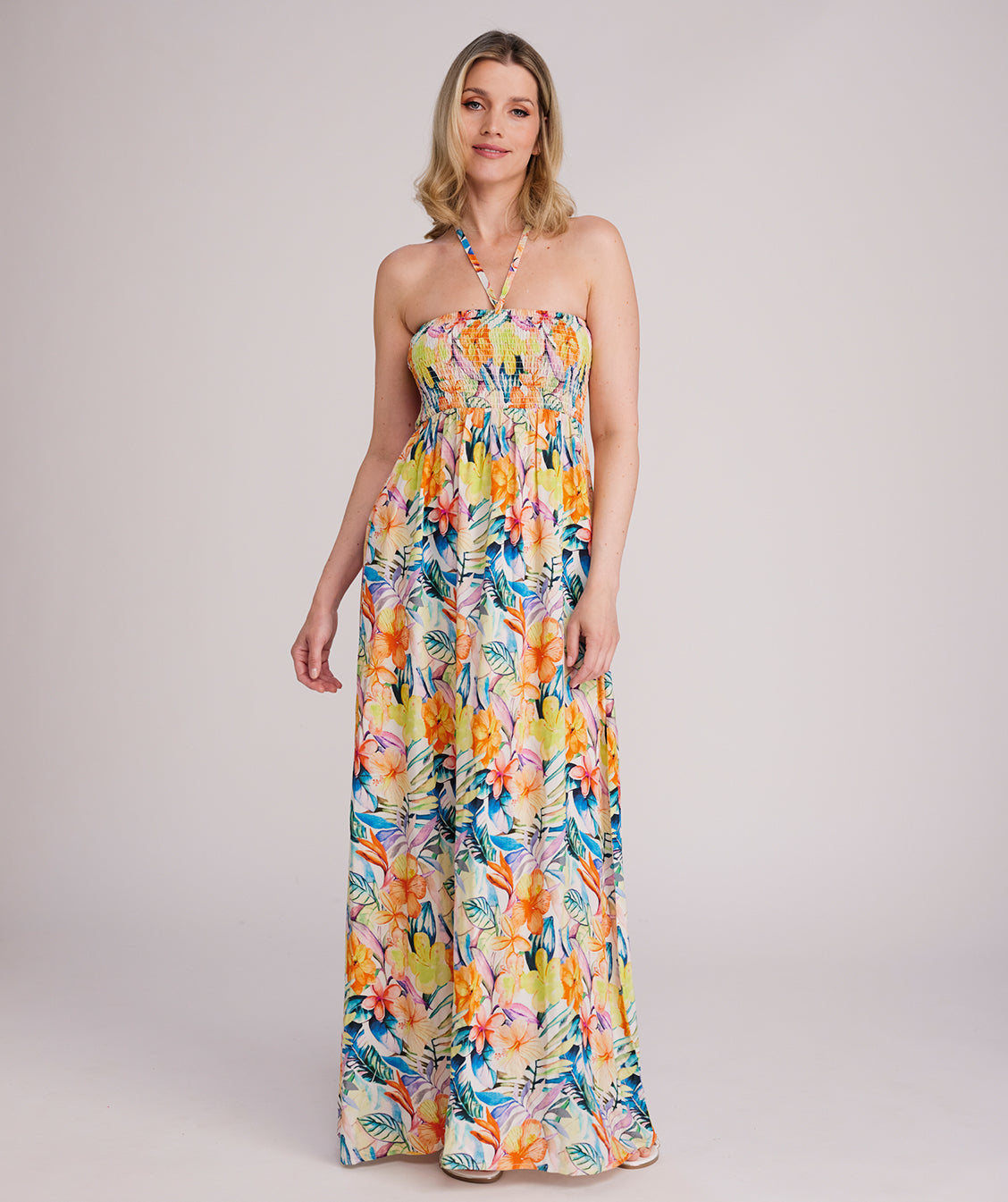 Caracas - Halter Neck Maxi Beach Dress Caracas - Halter Neck Maxi Beach Dress