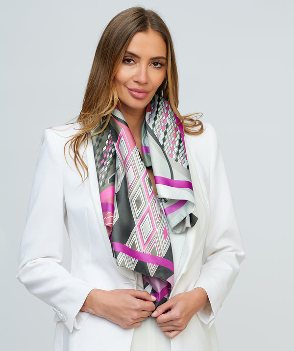 Bufanda de Carina - Fucsia