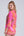 Back View: Pink Butterfly Beach Cover Up with Jewelled Neckline