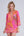 Pink Butterfly Beach Cover Up with Jewelled Neckline