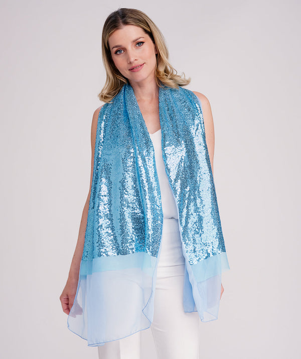 Chrystal Scarf - Blue