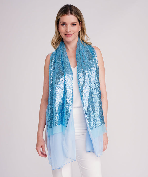 Chrystal Scarf - Blue