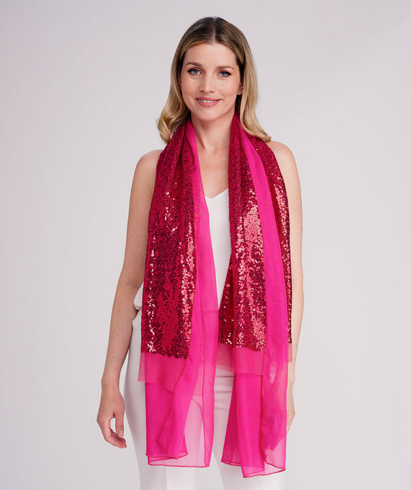 Chrystal Scarf - Hot Pink
