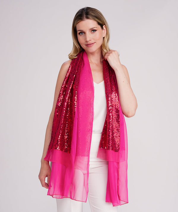 Chrystal Scarf - Hot Pink