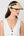 Claudia - Straw Sun Visor with Bow