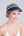 Cohen - Metallic Stripe Straw Sun Visor