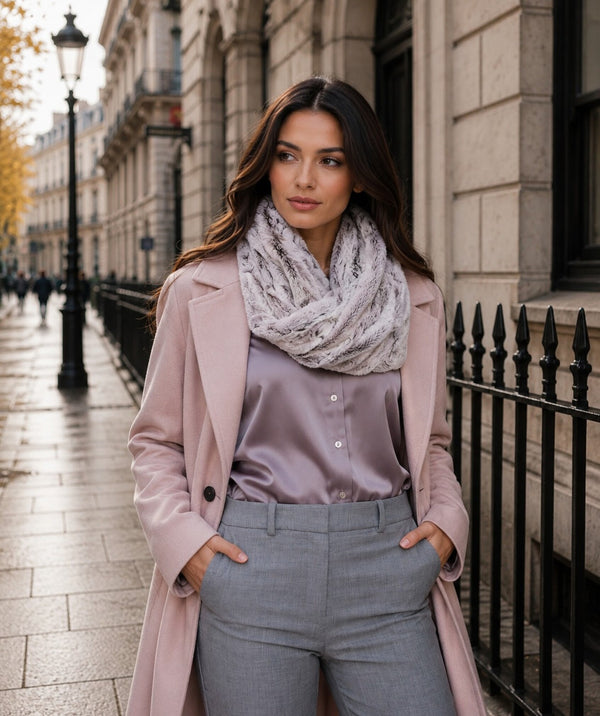 Corinna - Snood in pelliccia sintetica