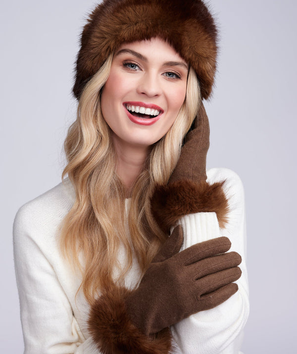 Corine Glove - Brown