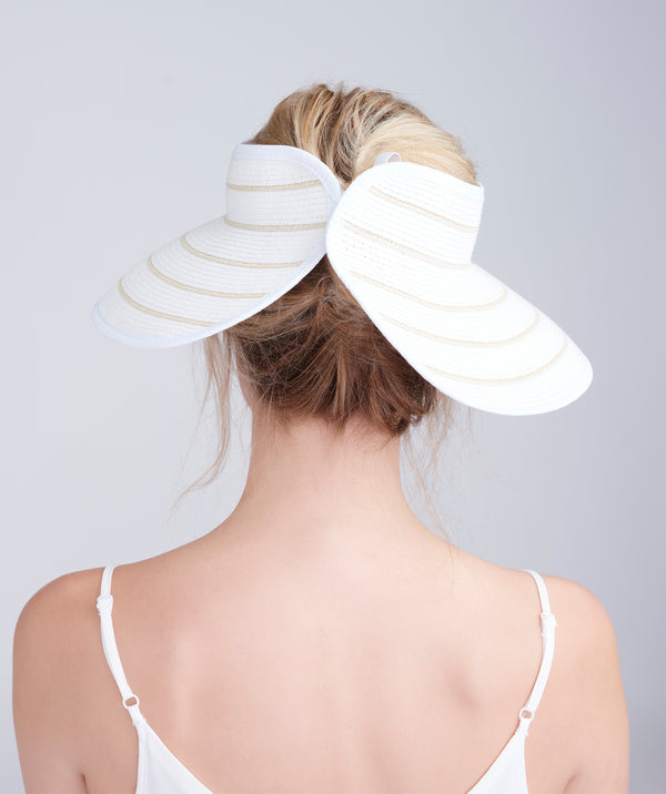 Cruise Visor-White/Natural