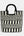 Dahlia - Woven Stripe Straw Tote