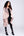 Dusty Pink Faux Suede Longline Coat