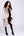 Dusty Pink Faux Suede Longline Coat