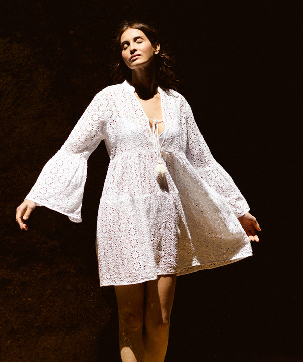 Dominica Resort Cover-up - White