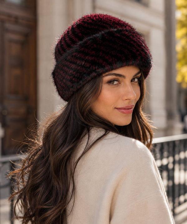 Donatella - Chapeau d'hiver en fausse fourrure